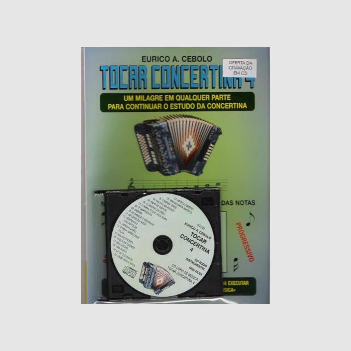 Livro Tocar Concertina 4 C/CD